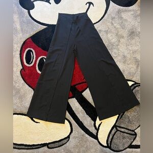 High-Rise Wide-Leg Pants in Black